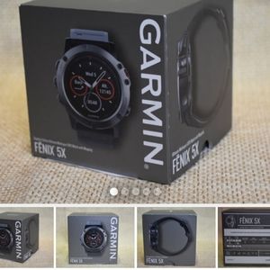 Garmin Fenix 5x Sapphire Edition GPS Smartwatch 51mm New in Box